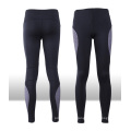 Contraste color Nylon Spandex Fitness desgaste hombres, polainas para hombres, hombres pantalones de yoga